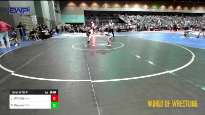 84 lbs Consi Of 16 #1 - Logun Whittle, DirtBag Kidz vs Rodney Piparo, Georgetown,CA