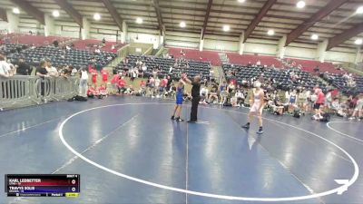 130 lbs Round 2 (6 Team) - Karl Ledbetter, Utah vs TRAVYS SOLIS, Nevada