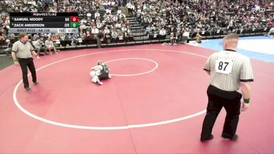 6A 126 lbs Quarterfinal - Samuel Moody, Riverton vs Zack Anderson, Syracuse