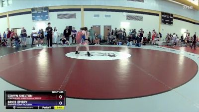 120 lbs Cons. Semi - Covyn Shelton, Contenders Wrestling Academy vs Brice Emery, Hammer Down Academy