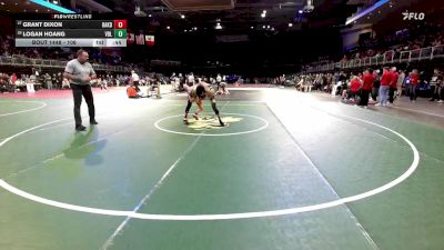 106 lbs Cons. Round 2 - Grant Dixon, Oakdale vs Logan Hoang, Vista Del Lago