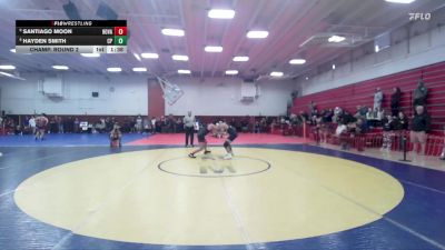 175 lbs Champ. Round 2 - Santiago Moon, Hoopa Valley vs Hayden Smith, College Park