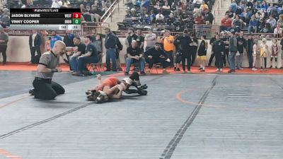 70_B lbs Consi Of 32 #2 - Jason Blymire, West York vs Vinny Cooper, Dubois