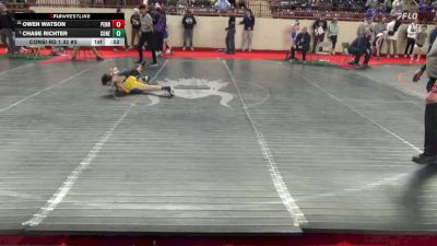 70_B lbs Consi Rd 1 32 #2 - Owen Watson, Penn Trafford vs Chase Richter, Conestoga Valley