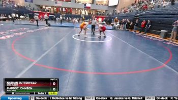 157 lbs Champ. Round 1 - Nathan Sutterfield, Carl Albert vs Maddoc Johnson, Rockwall