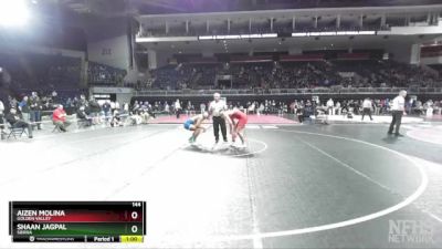 144 lbs Cons. Round 4 - Aizen Molina, Golden Valley vs Shaan Jagpal, Sierra