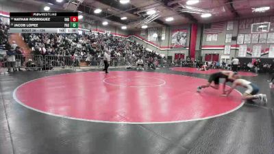 126 lbs Champ. Round 1 - Jacob Lopez, Pacifica/Oxnard vs Nathan Rodriguez, Desert Hot Springs