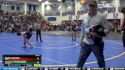 120 lbs Cons. Round 1 - Jesse Sanchez, WAITE vs Marcus Mossbarger, ELMWOOD