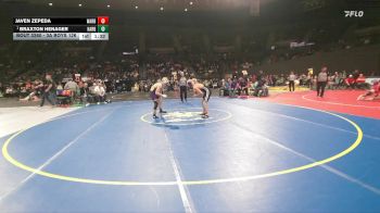 3A Boys 126 lbs 3rd Place Match - Braxton Henager, Harrisburg Boys vs Javen Zepeda, Warrenton Boys