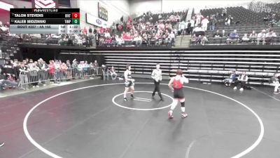 4A 165 lbs Cons. Round 3 - Talon Stevens, Uintah vs Kaleb Midzinski, Timpanogos