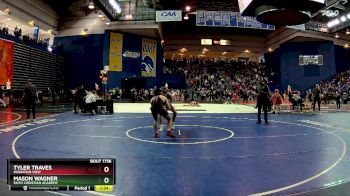 144 lbs Quarterfinal - Tyler Traves, Mountain View vs Mason Wagner, Faith Christian Academy