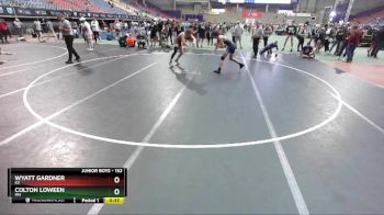 152 lbs Cons. Round 3 - Wyatt Gardner, KS vs Colton Loween, MN