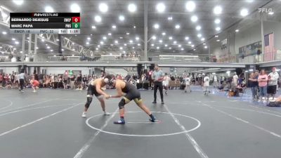190 lbs Round 2 (8 Team) - Bernardo Dejesus, EsteBuilt Patriots vs Marc Papa, Pirates WC