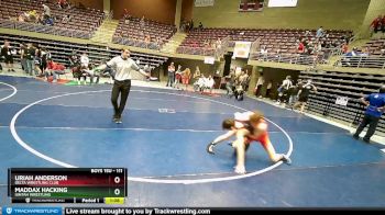 111 lbs 1st Place Match - Uriah Anderson, Delta Wrestling Club vs Maddax Hacking, Uintah Wrestling