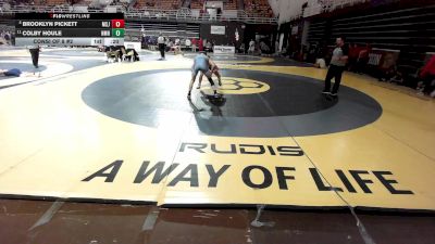 144 lbs Consi Of 8 #2 - Brooklyn Pickett, Mount Saint Joseph vs Colby Houle, Northfield Mt Hermon