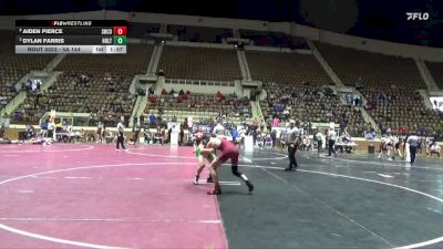 5A 144 lbs Quarterfinal - Dylan Farris, Holtville vs Aiden Pierce, Shelby County