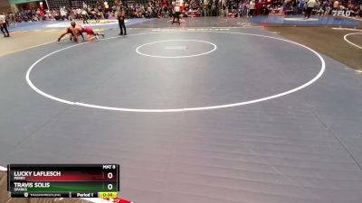 150 lbs Cons. Round 3 - Travis Solis, Sparks vs Lucky LaFlesch, Perry