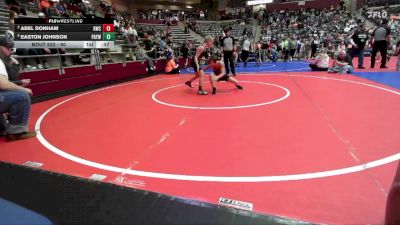 90 lbs Semifinal - Easton Johnson, Pottsville Apache Youth Wrestling vs Abel Donham, Gravette Wrestling Club