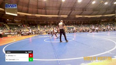 64 lbs Consi Of 16 #2 - Clayten White, Bison Wrestling Club vs Matthew Cermak, South Central Punisher Wrestling Club