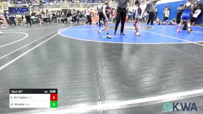 54 lbs Quarterfinal - EvieDale Arrington, Comanche Takedown Club vs Norah Winkle, Raw Wrestling Club