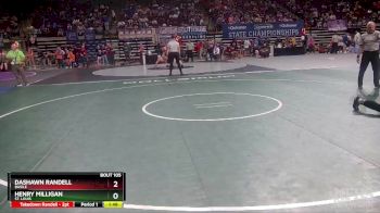 D 3 220 lbs Quarterfinal - DaShawn Randell, Basile vs Henry Milligan, St. Louis