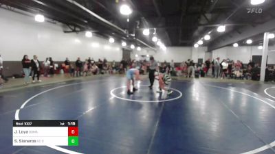 123 lbs Quarterfinal - Jace Loya, Dumas WC vs Santino Sisneros, VC Outlaws