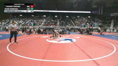 3A-215 lbs Cons. Round 2 - Luciano Vazquez, Worland vs David Sandoval, Lyman