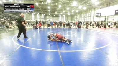 120 lbs Quarters - Miles Weisgerber, Big Cat Wrestling Club vs Silvano Mancinas Trevizo, Victory Wrestling-Central WA