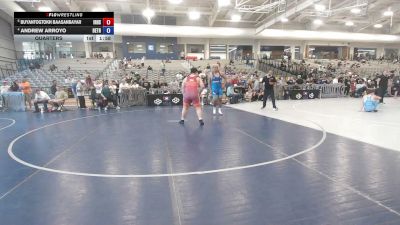 285 lbs Quarters - Buyantogtokh Baasanbayar, Irvine HS vs Andrew Arroyo, Dethrone
