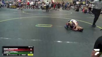 53 lbs Cons. Round 3 - Curry Campbell, Mat Psycho vs Dake Zwanziger, Nashua Plainfield