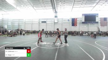 215 lbs Quarterfinal - Braudrick Coleman, Valhalla vs Andrew Vega, Threshold WC