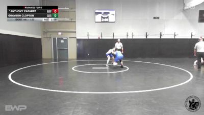 157 lbs Champ. Round 2 - Grayson Clopton, Clovis vs Anthony Cazarez, Gilroy