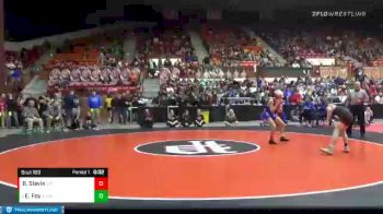 106 lbs Cons. Round 1 - Elijah Foy, Augusta vs Blake Slavin, Santa Fe Trail