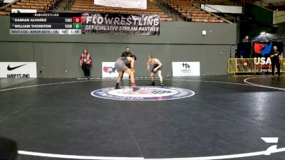 Open Men - 65 lbs Semis - Damian Alvarez, Team Selma Wrestling Club vs William Thornton, Yuba Sutter Combat Wrestling Club