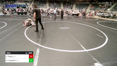 88 lbs Consi Of 8 #2 - Zander Pope, Keystone Wrestling Club vs Hunter Caughlin, Cleveland Take Down Club