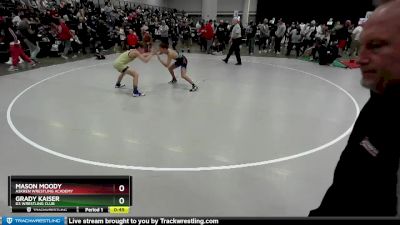 110 lbs Cons. Round 4 - Mason Moody, Askren Wrestling Academy vs Grady Kaiser, D3 Wrestling Club