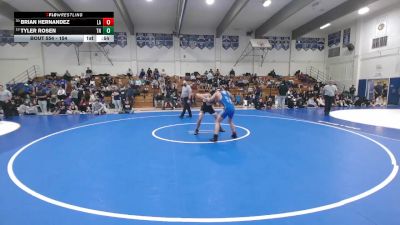 154 lbs Cons. Round 1 - Brian Hernandez, Los Altos vs Tyler Rosen, Terra Nova