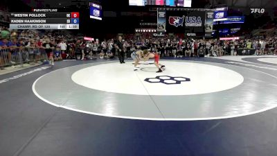 113 lbs Champ. Rd Of 128 - Westin Pollock, OK vs Kaden Haakinson, SD
