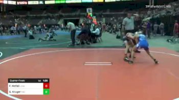 94 lbs Quarterfinal - Faith Mcfall, Legacy Elite Wrestling Club vs Sloane Kruger, Mat Demon Wrestling Club