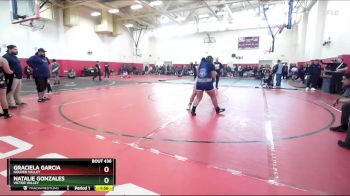 190 lbs Champ. Round 2 - Natalie Gonzales, Victor Valley vs Graciela Garcia, Golden Valley