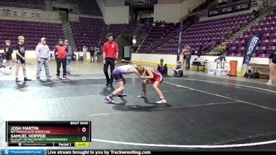 79-83 lbs Round 2 - Samuel Hopper, Ellicott Metro District Thunderhawks Wrestling Club vs Josh Martin, Betterman Elite Wrestling