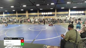 136 lbs Quarterfinal - I'Yanna Jones, DUB Wrestling vs Jaala Degannes, San Marcos HS