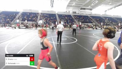 73 lbs Quarterfinal - Emmett Erwin, Powerline WC vs Cade Schonek, Cougar Club Wrestling