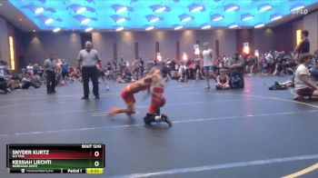 58 lbs Cons. Semi - Snyder Kurtz, Sly Fox vs Kessiah Liechti, Nebraska Boyz