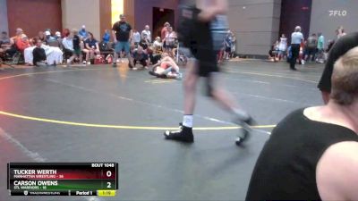 120 lbs Cons. Round 3 - Tucker Werth, Manhattan Wrestling vs Carson Owens, Stl Warriors