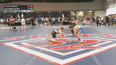 106 lbs Consi Of 64 #2 - Dylan Verceles, MD vs Alexander Fisher, PA