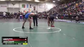 126 lbs Quarterfinals (8 Team) - Landon Patel, Waverly vs Andon Stenger, Columbus Lakeview