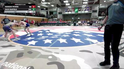 126 lbs Placement Matches (8 Team) - Zach Bartels, Canton vs Hudson Peters, Winner