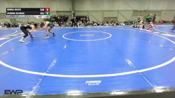 110 lbs Semifinal - Emma Buck, Team Washington K-6 vs Averie Olvera, Oklahoma Mafia Girls K-6