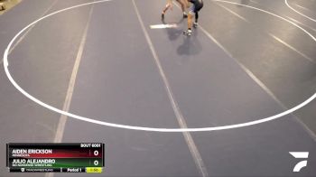 126 lbs Champ. Round 1 - Julio Alejandro, No Nonsense Wrestling vs Aiden Erickson, Minnesota